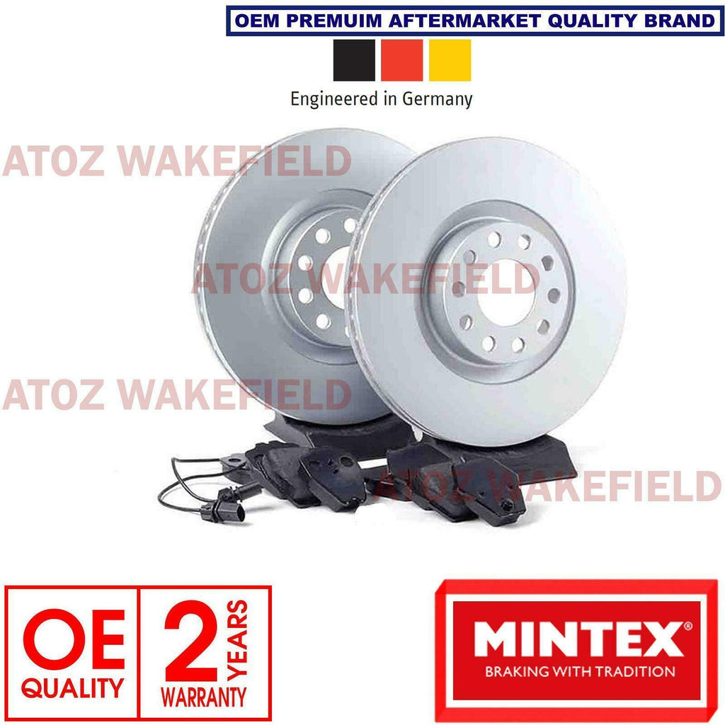 for AUDI A6 S6 4.2 98-05 FRONT VENTED MINTEX BRAKE DISCS & BRAKE PADS KIT 321mm