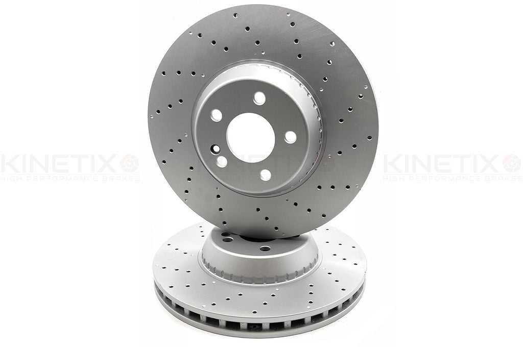 NEW KINETIX MERCEDES-BENZ W222 S-CLASS FRONT BRAKE DISCS X2 A2224215000 PAIR