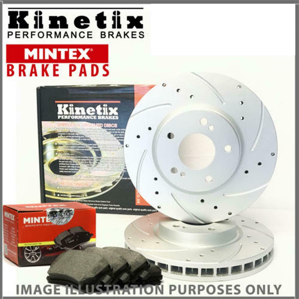 opel speedster vauxhall vx220 288 5 stud rear grooved brake discs & mintex pads