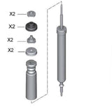 FOR BMW 1 X1 3 REAR SHOCK ABSORBER GUIDE SUPPORT RUBBERS GROMMETS SUPPORT CUPS