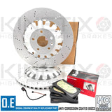 FOR AUDI RS3 8P 2011-2012 FRONT DRILLED BRAKE DISCS BREMBO PADS 370mm 8P0615301C