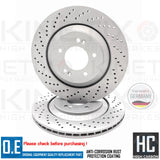 FOR HYUNDAI i30N FRONT REAR KINETIX DRILLED PERFORMANCE BRAKE DISCS 345mm 314mm