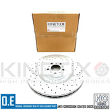 FOR BENTLEY CONTINENTAL FLYING SPUR FRONT REAR DRILLED BRAKE DISCS 405mm 355mm