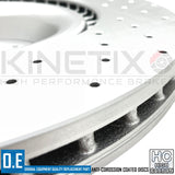 FOR BENTLEY CONTINENTAL FLYING SPUR DRILLED FRONT REAR BRAKE DISCS 405mm 335mm