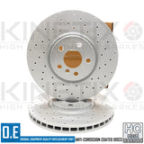 FOR MINI COOPER S JCW F54 FRONT REAR CROSS DRILLED BRAKE DISCS 335mm 259mm