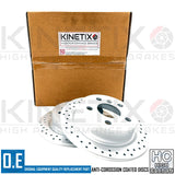 FOR MINI COOPER SD F60 FRONT REAR CROSS DRILLED BRAKE DISCS 335mm 259mm FR RR