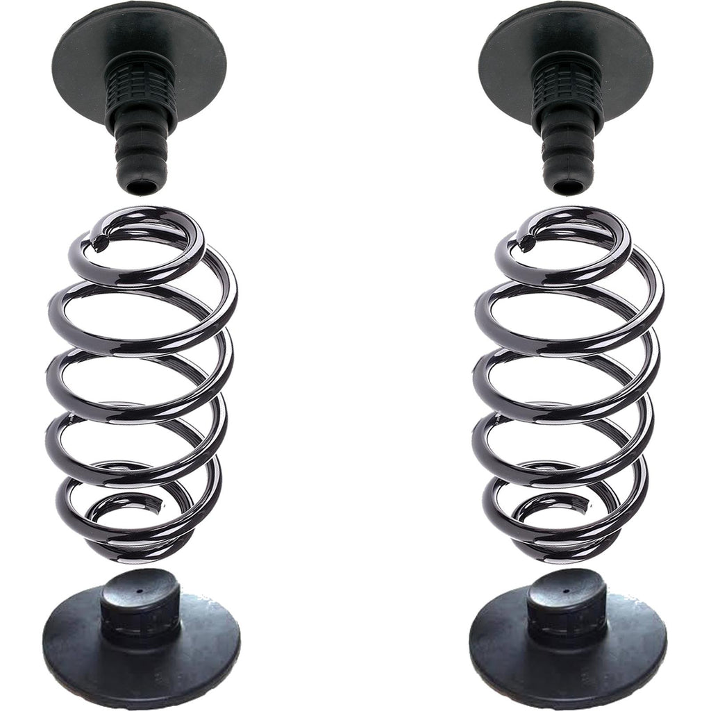 FOR VITO VIANO MIXTO W639 REAR SUSPENSION COIL SPRINGS RUBBER BUFFERS MOUNTS KIT