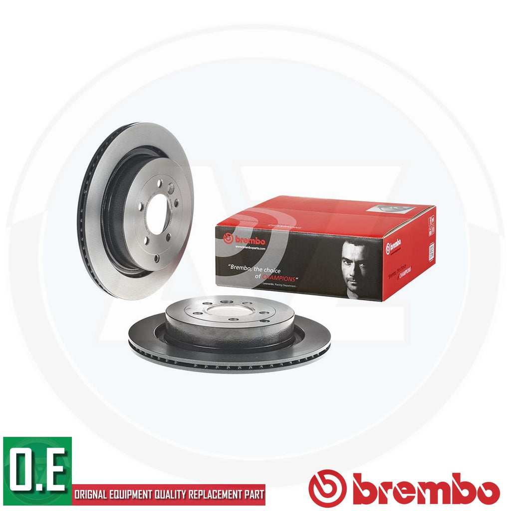 BREMBO BRAKE DISCS PAIR REAR AXLE 09.8876.31